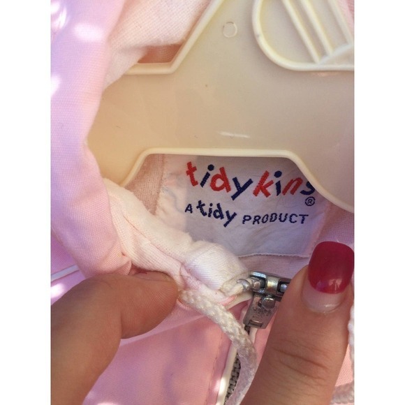 Vintage tidykins baby’s jacket size 18 24 months pink embroidered hooded READ - Picture 8 of 11